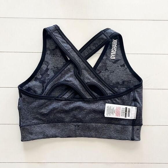 Gymshark Obsidian Adapt Camo Seamless Athletic Bra - Picture 5 of 6